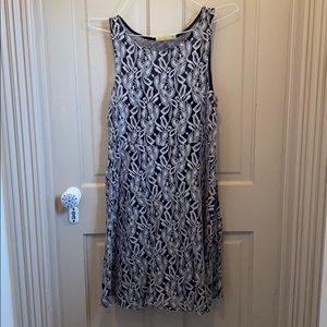 Free People Black floral lace pattern Dress w/slip
